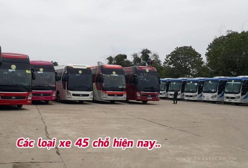 Các Dòng Xe 45 Chỗ Phổ Biến Tại Việt Nam Hiện Nay